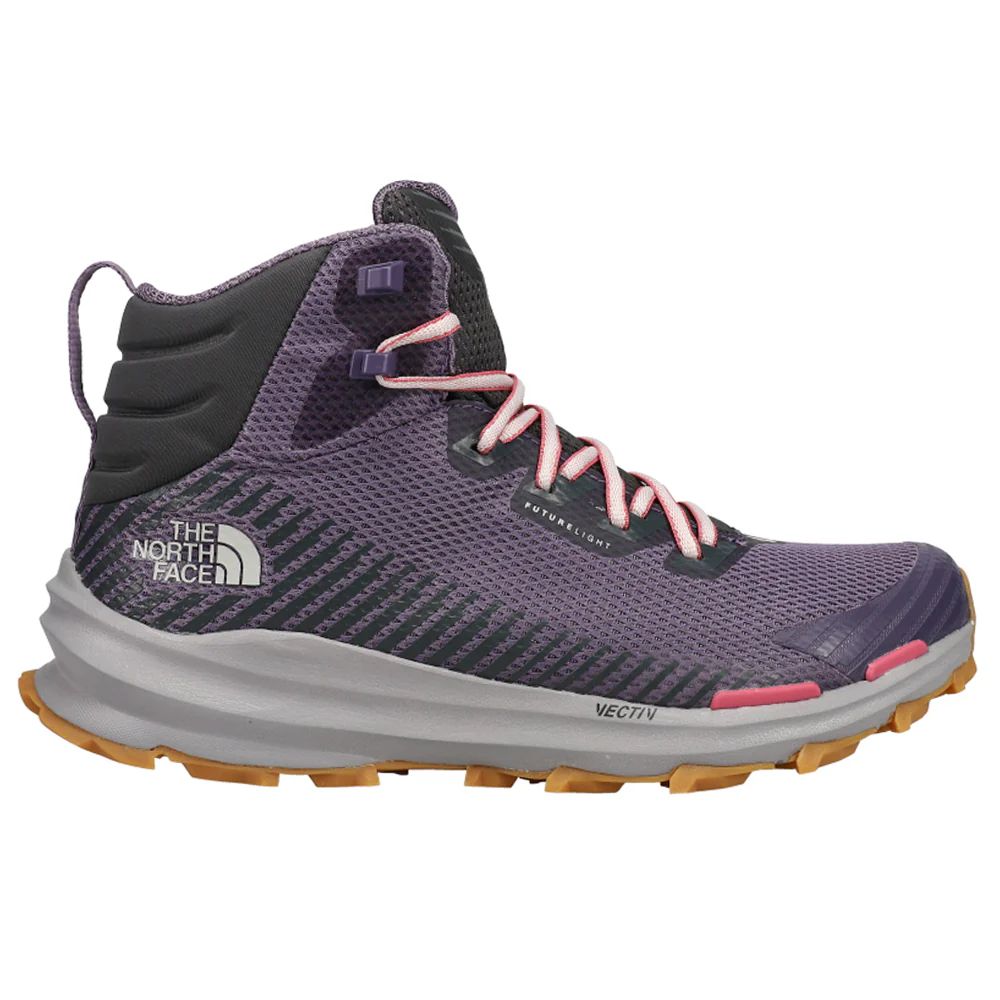 Shop Purple Womens The North Face Vectiv Fastpack Mid FUTURELIGHT Hiking Boots | Shoebacca