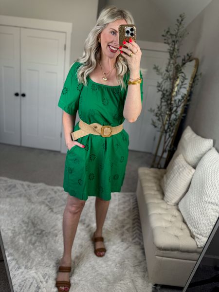 Daily try on, Walmart try on, Walmart outfit, Walmart fashion, green dress, eyelet dress 

Small- runs big! Size down!!!

#LTKfindsunder50 #LTKstyletip