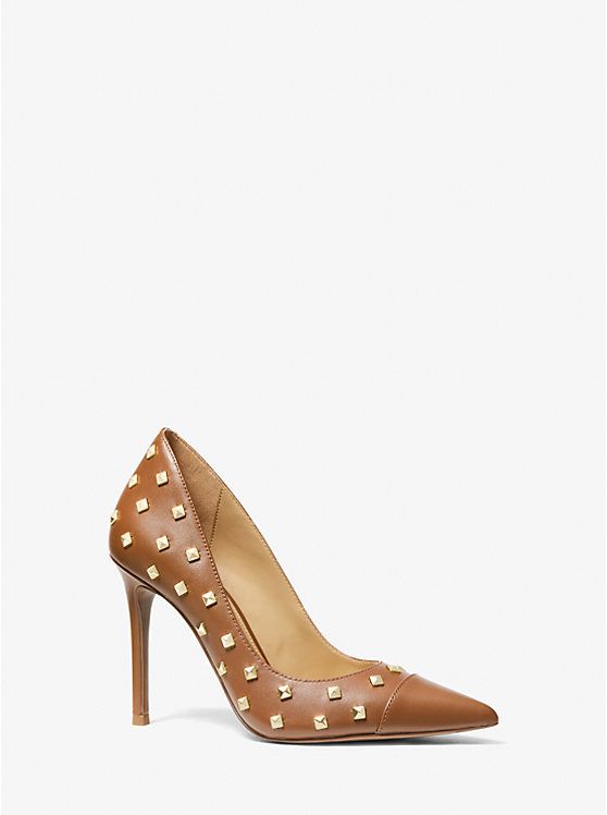 Keke Studded Leather Pump | Michael Kors US