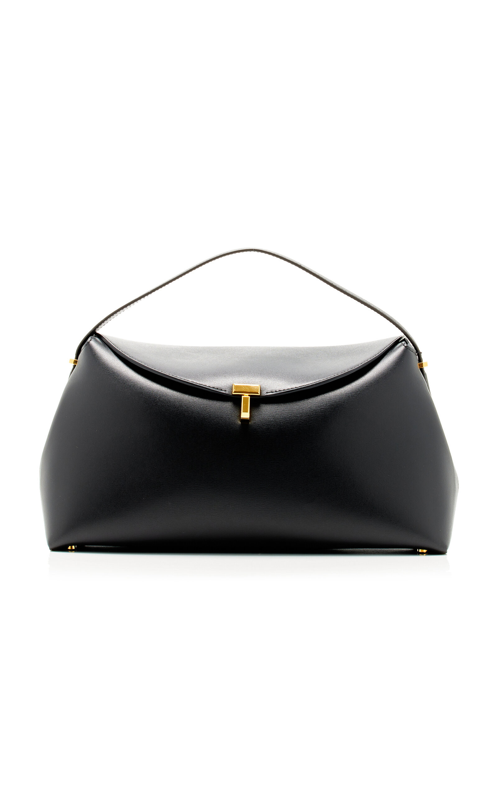 Toteme - T-Lock Top Handle Bag - Black - OS - Moda Operandi | Moda Operandi (Global)