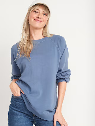 Oversized Vintage Tunic Sweatshirt for Women | Old Navy (US)
