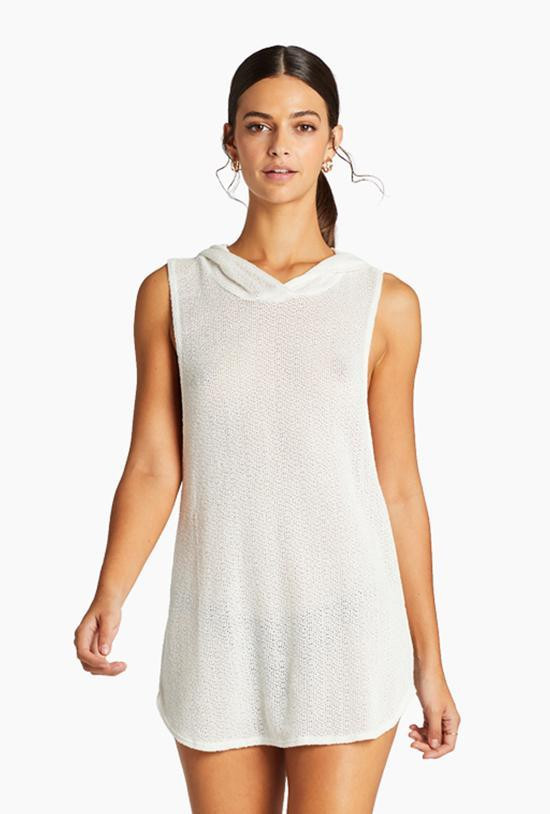 Drifter Hoodie - Creme | Vitamin A Swim