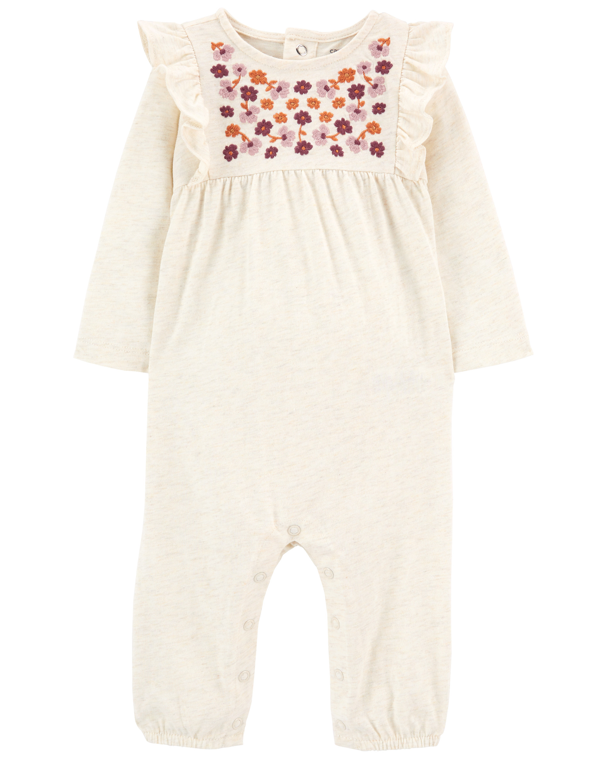 Embroidered Floral Jumpsuit | Carter's