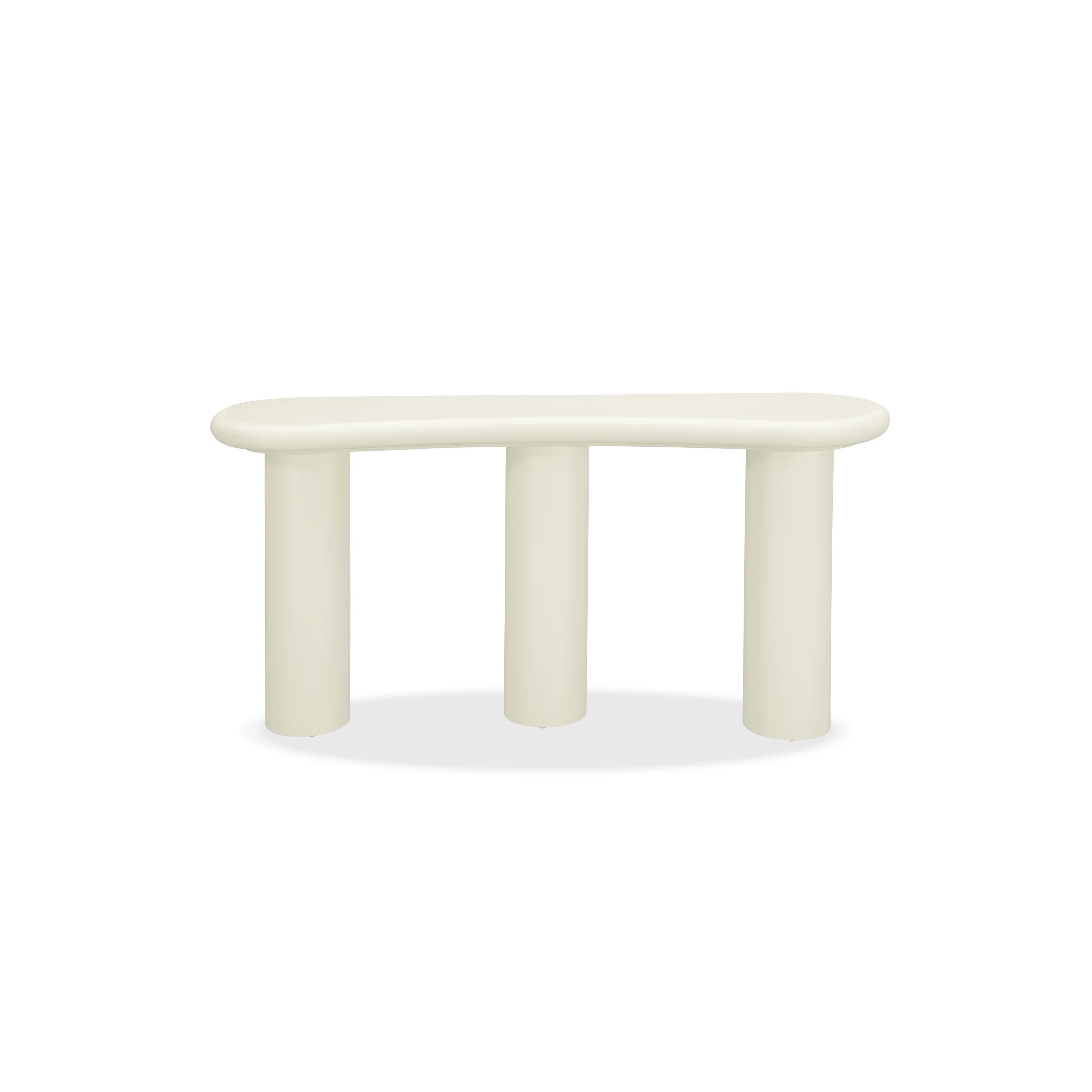 Kaden Wooden Console Table In Rice | AllModern