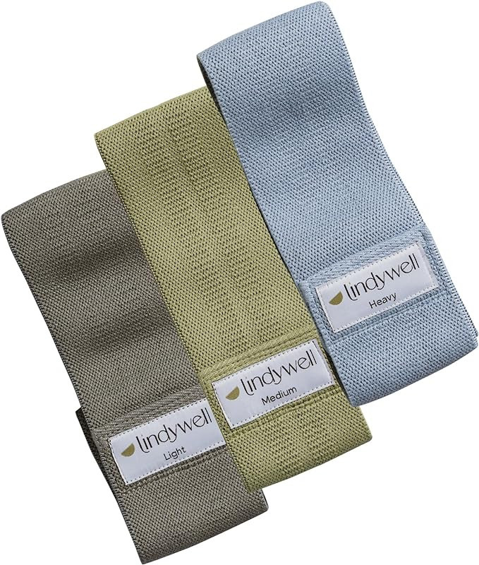 Lindywell Resistance Bands - Set of 3 Color Coded Resistance Level Fabric Booty Bands for Women (... | Amazon (US)