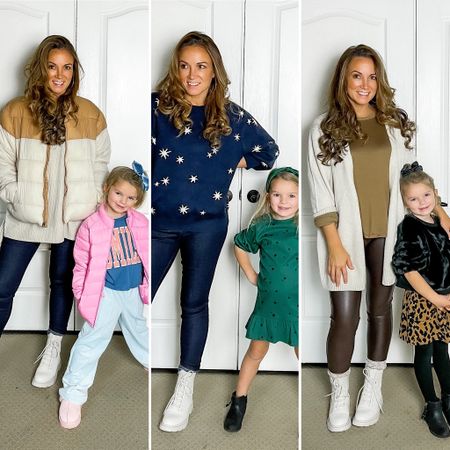 Who Wore It Better?  Walmart Edition.  Ella and I sported some of this year’s favorite trends - everything from puffer jackets to Star patterns and tone-on-tone neutrals.  Also did I mention I tried the latest denim trends?  Yup totally nailed it!  Find your favorites for you and your mini me at @Walmart 

#walmartpartner #walmartfashion
@walmartfashion 

#LTKSeasonal #LTKunder50 #LTKkids