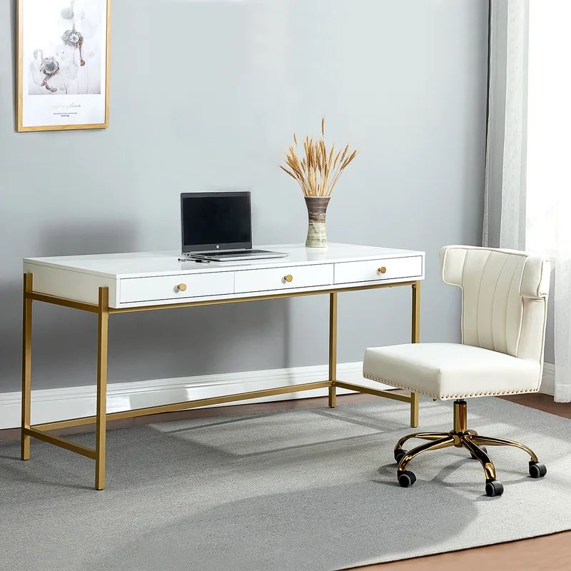 Florence Office Rectangular Desk | Wayfair Professional