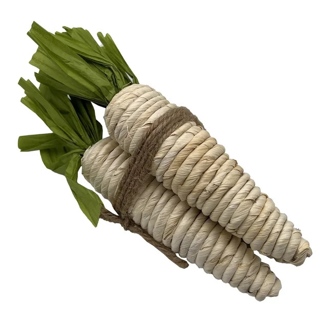 Easter Natural Carrot Bundle Decoration, 8.5 in, by Way To Celebrate | Walmart (US)