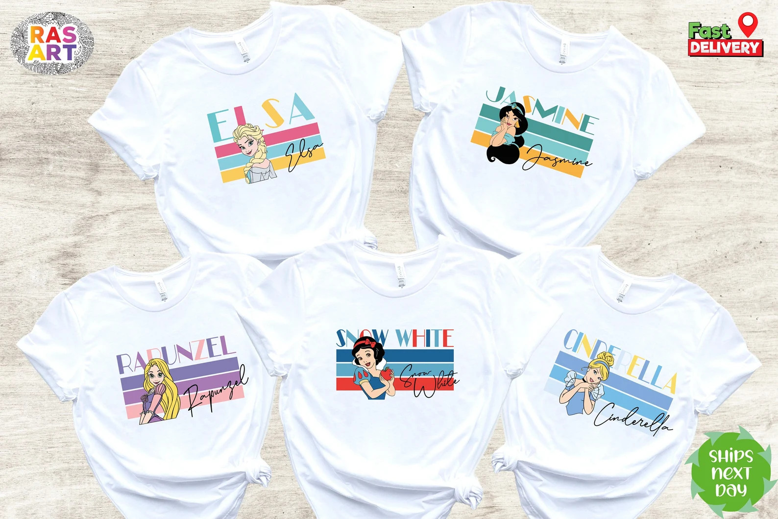 Disney Princess Shirt, Disney Girls Shirt, Princess Character Tee, Disney Kids Shirt, Belle, Arie... | Etsy (US)