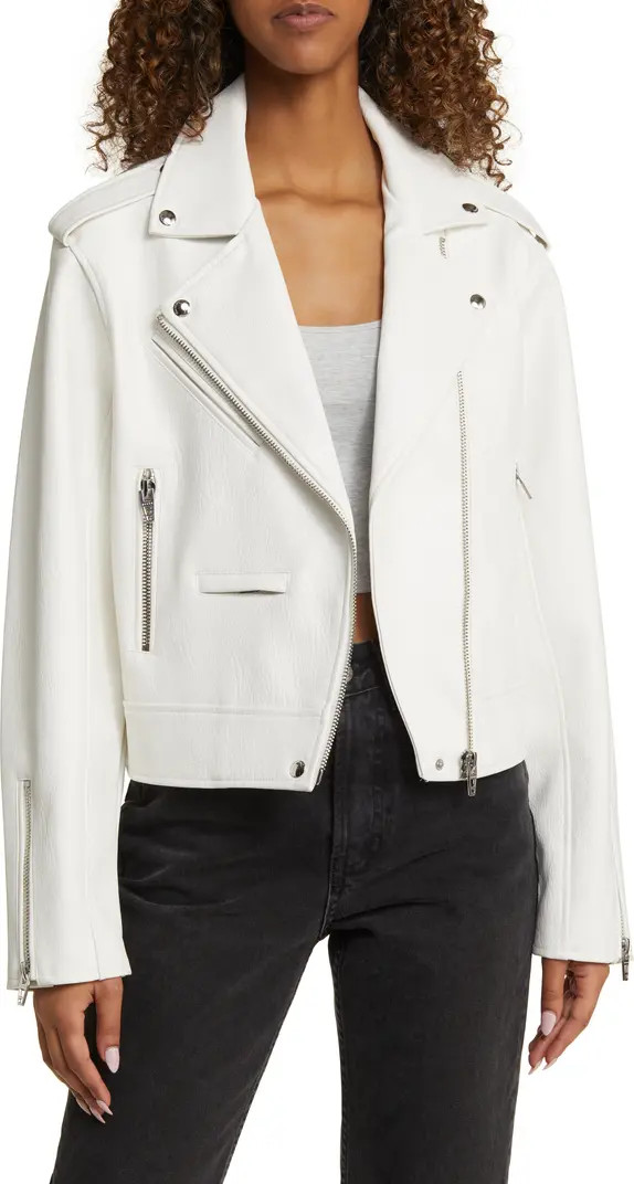 Faux Leather Moto Jacket | Nordstrom