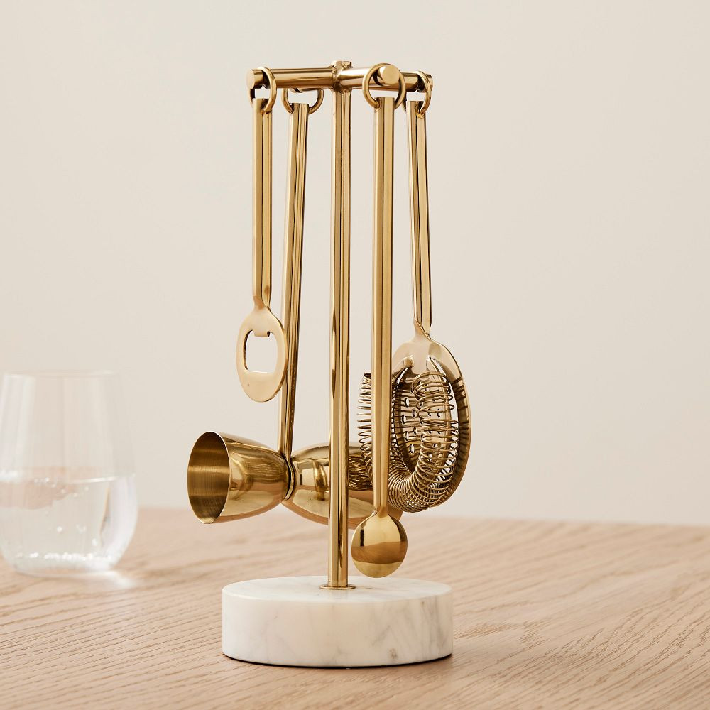 Archer Barware Bar Tools w/ Stand | West Elm (US)