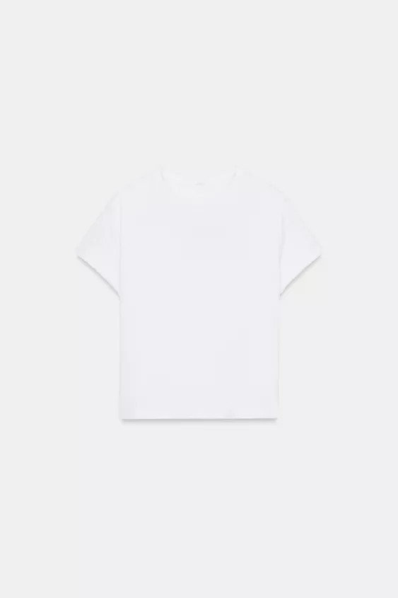 COTTON SHORT SLEEVE T-SHIRT | Zara UK