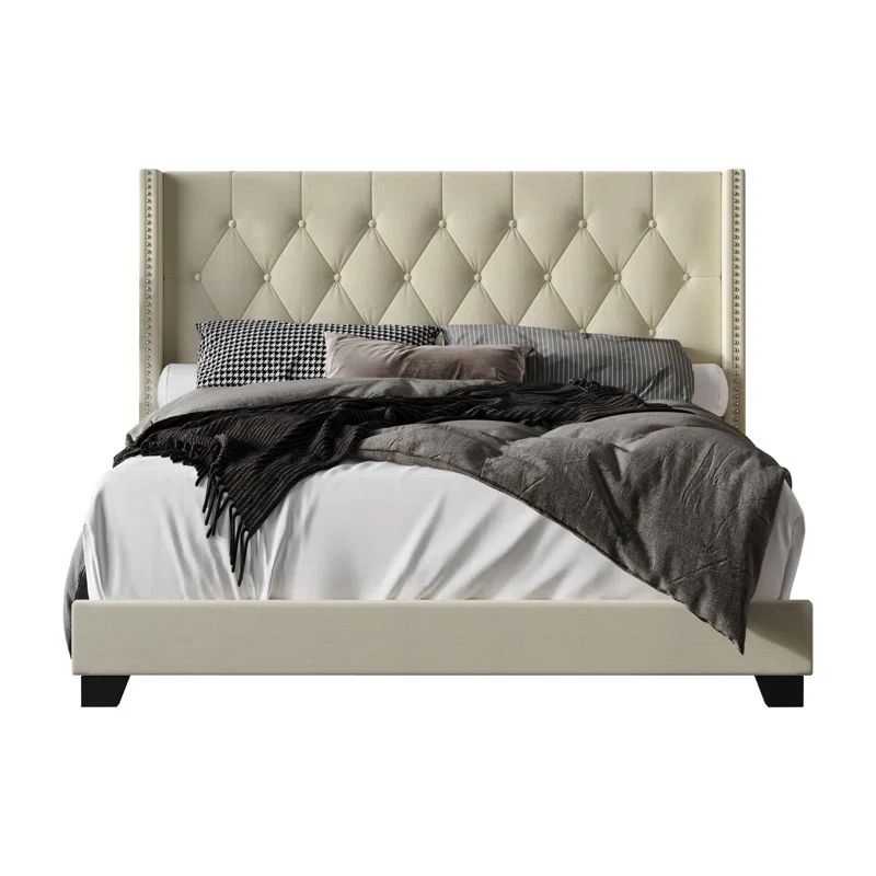 Sanders Upholstered Low Profile Standard Bed | Wayfair North America