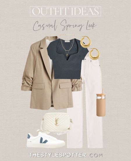 Spring Outfit Ideas 💐 Casual Spring Look
A winter outfit isn’t complete without an extra layer and soft colors. These casual looks are both stylish and practical for an easy spring outfit. The look is built of closet essentials that will be useful and versatile in your capsule wardrobe. 
Shop this look 👇🏼 🌈 🌷


#LTKFestival #LTKFind #LTKSeasonal