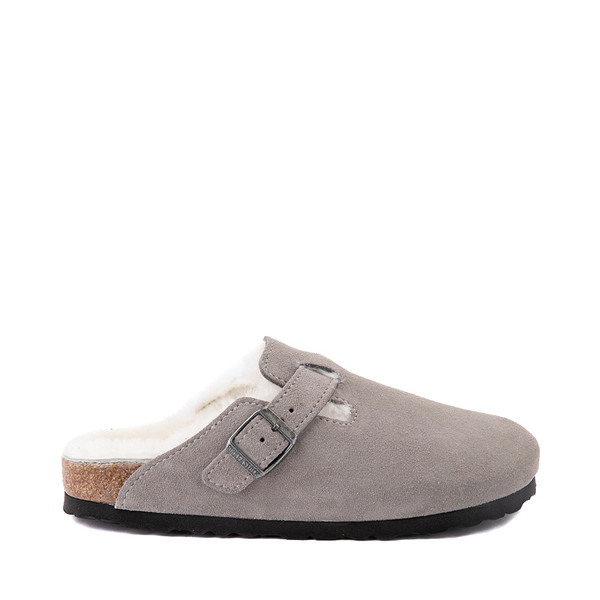 Womens Birkenstock Boston Shearling Clog - Stone Coin | Journeys