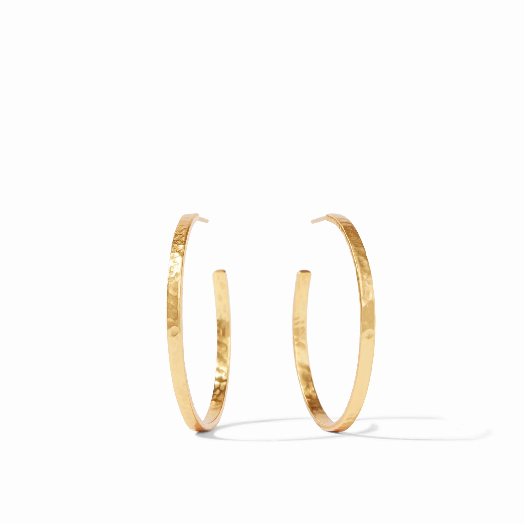 Crescent Gold Hoop Earrings | Julie Vos | Julie Vos