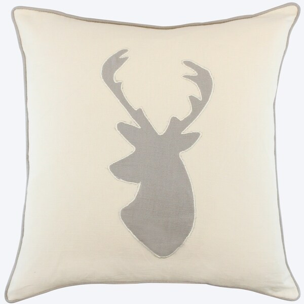American Colors Appliqued Deer Pillow | Bed Bath & Beyond