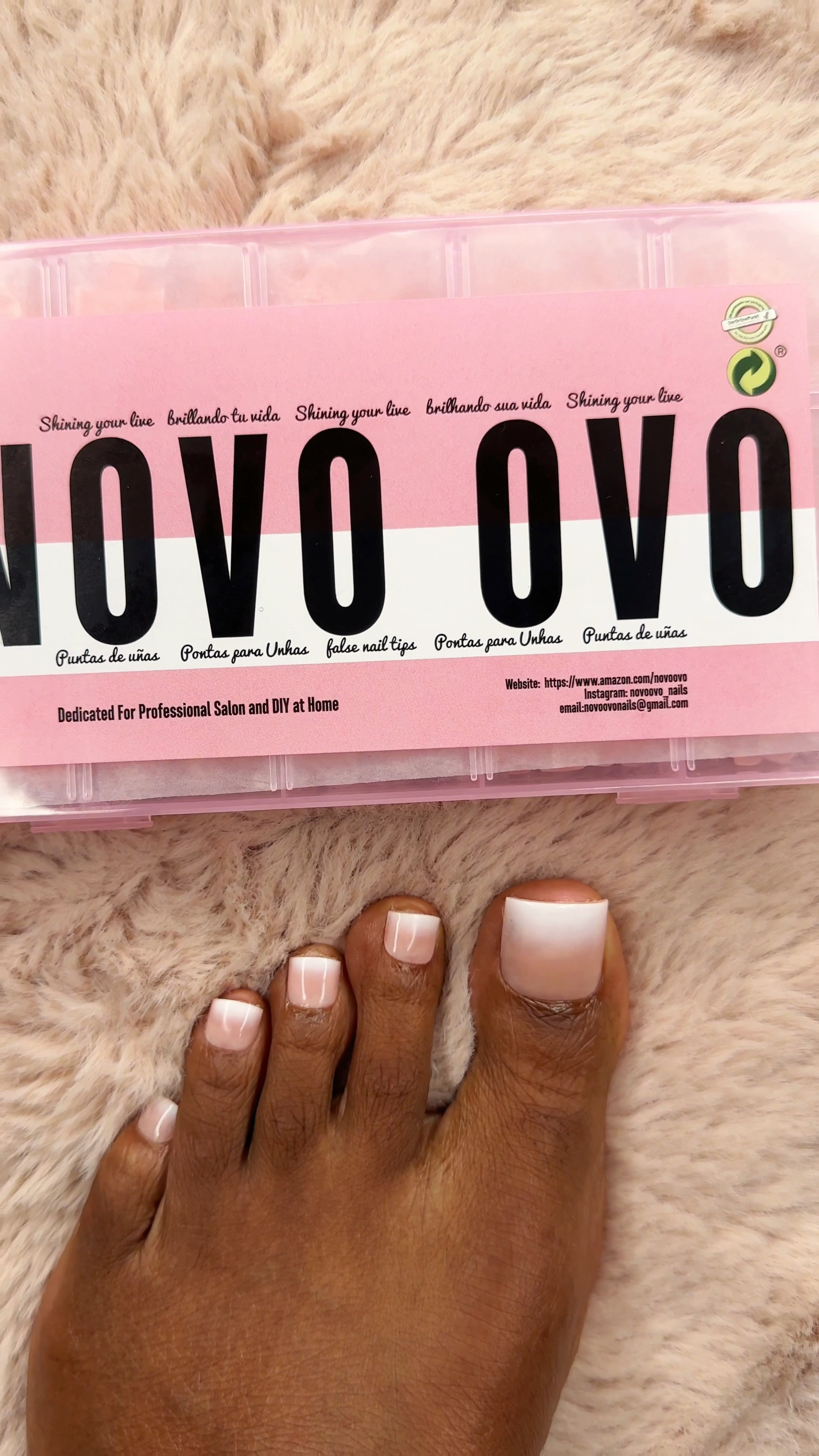 #AD I wanted a cute ombré pedicure for the summer, but the budget is giving press on nails lol.

Novo Ovo just dropped some ombré sharp square press on toenails, and they sent them to me in the shade baby pink to try out 💖.

I like these, because it is often hard for me to find nails that are long enough for my toes 🙌🏾😩.

These press on toenails were very easy to work with. After I filed them down to the length I wanted, I applied one coat of builder gel and top coat. I cured each coat for 60 seconds under my nail lamp 💡.

These nails are a great deal, because for $25 you get enough nails to do multiple pedicures.



#LTKBeauty #LTKVideo #LTKFindsUnder50