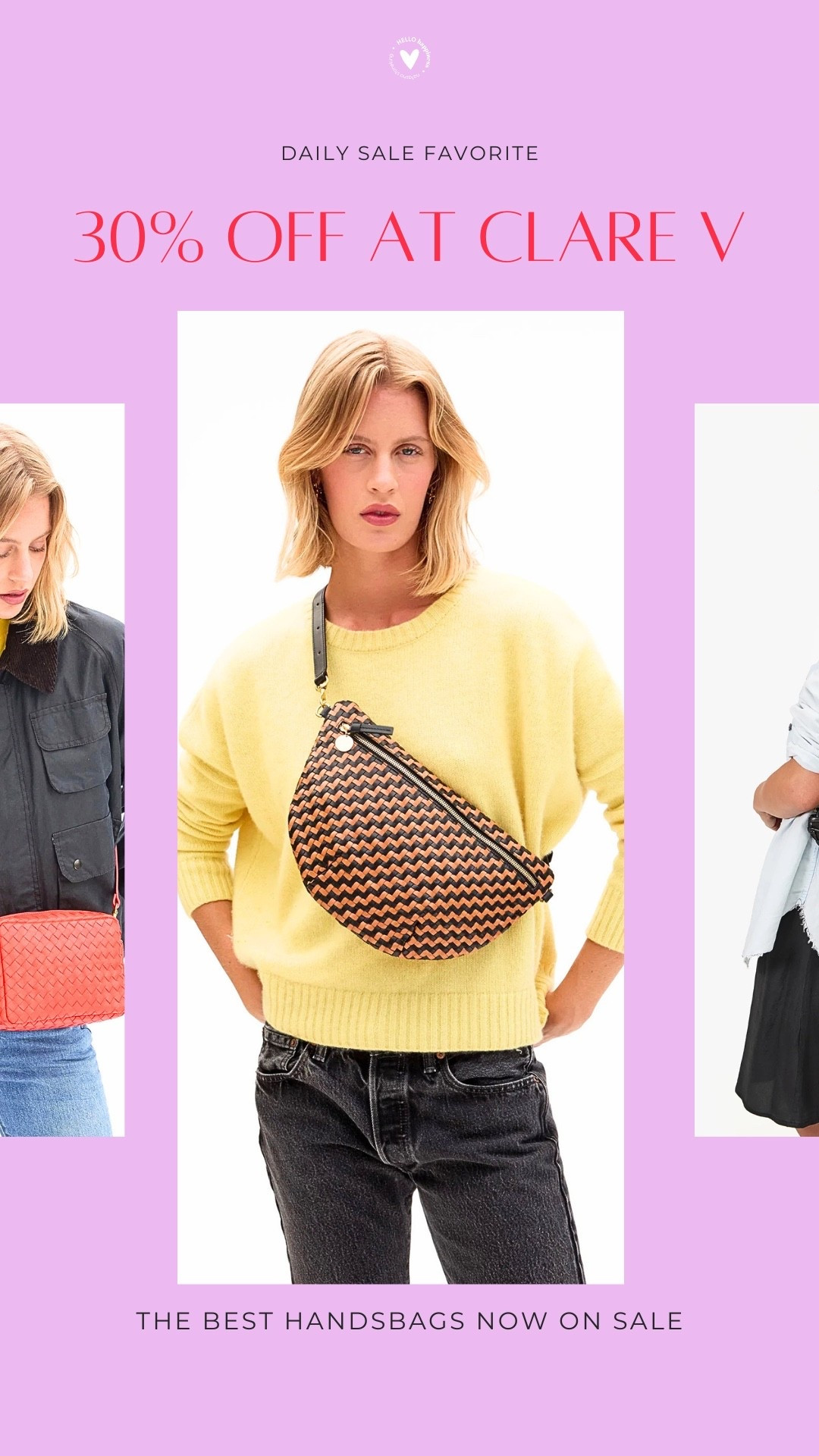 One of my favorite handbag brands is on sale! 👜✨ If you've been eyeing a Clare V bag, now is the time to grab one. These timeless styles are worth every penny—especially at 30% off!

#LTKSaleAlert #LTKootd #LTKTravel