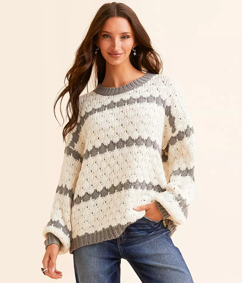 Bubble Striped Sweater | Buckle