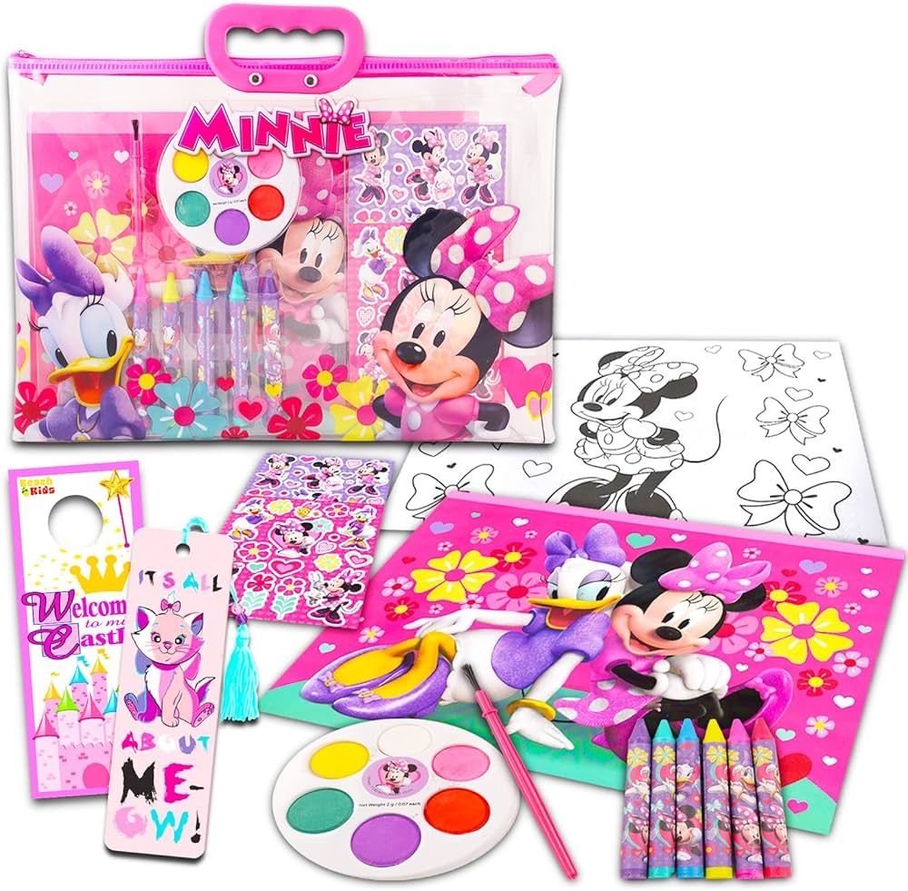 Disney Minnie Mouse Ultimate Gift Set - Minnie Stationary Bundle with Coloring Book, Coloring Ute... | Amazon (US)