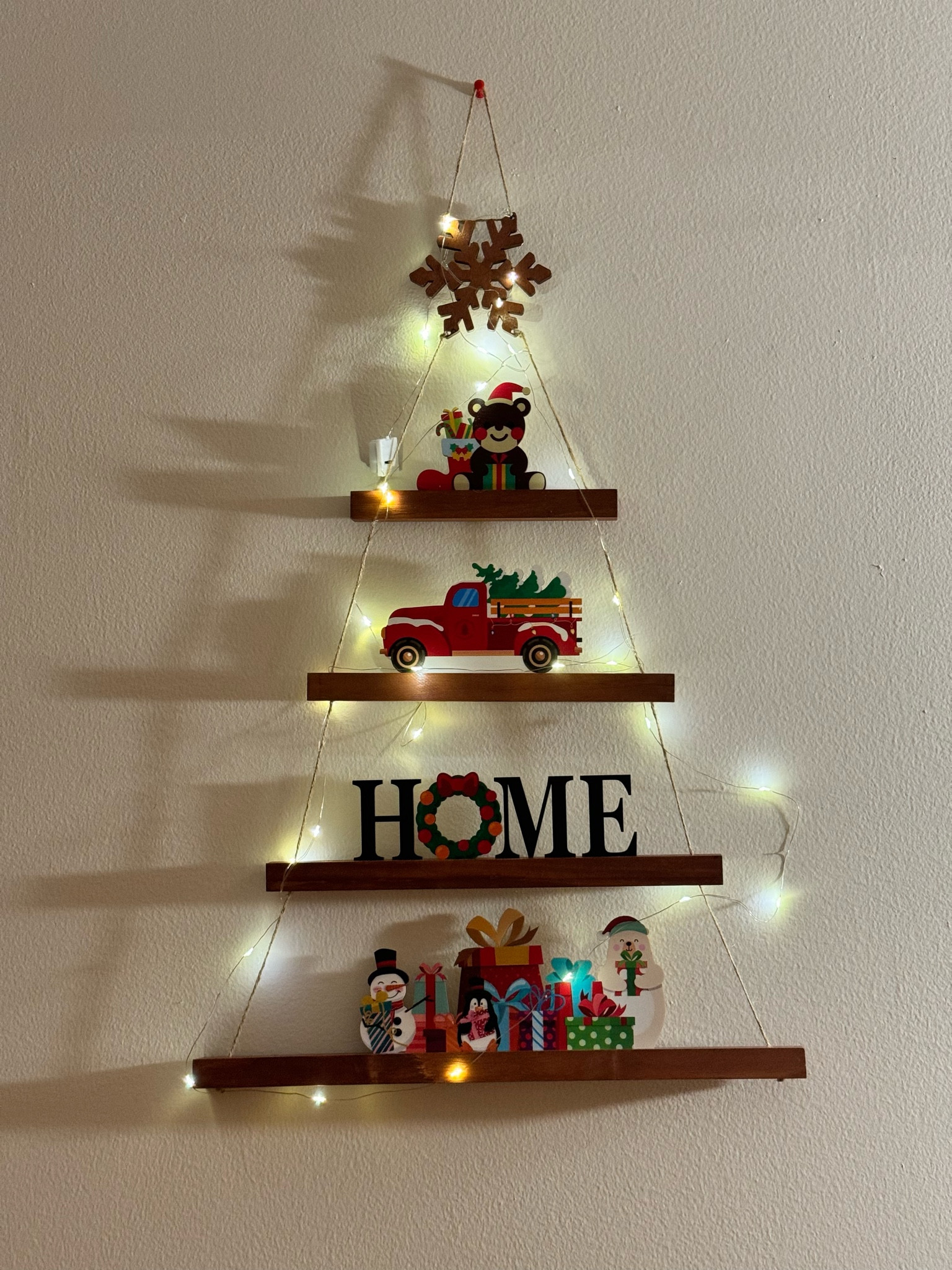 🎁✨ Decking the halls with cozy cuteness! 😍🎄 This adorable  hanging shelf on my wall have brought an instant dose of holiday cheer to my home. 🎅🏻🥰 Thanks to Amazon, I found these delightful Christmas cheer that have transformed my space into a winter wonderland! 

#LTKHoliday #LTKSeasonal