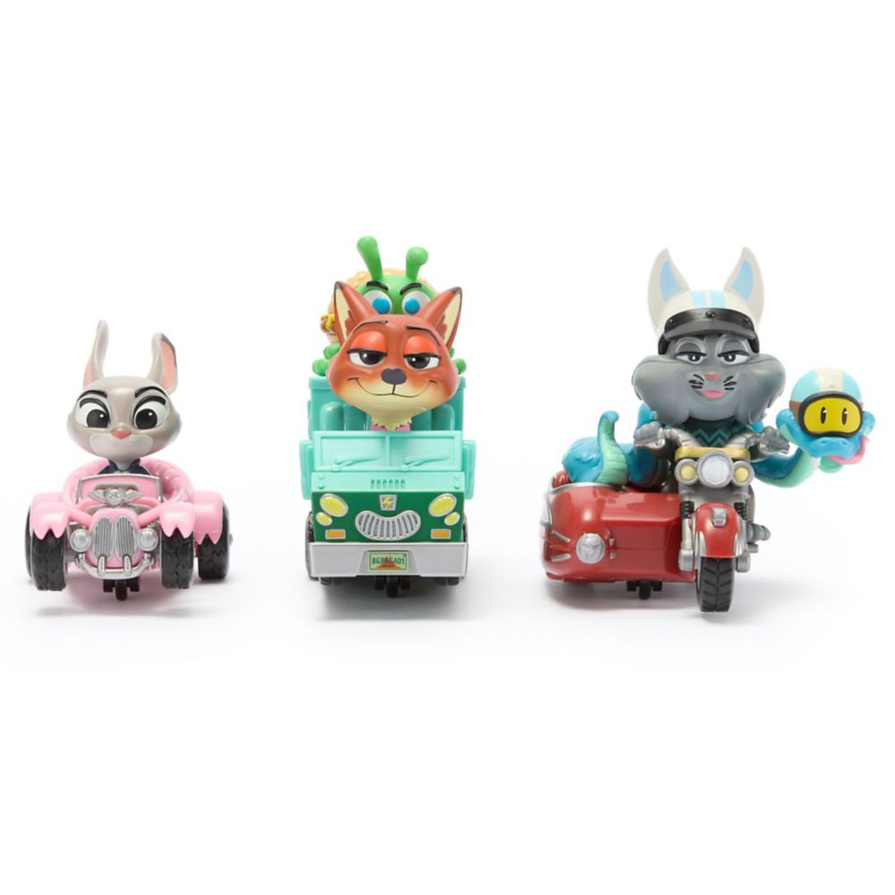 Zootopia 2 Pullback Stunt Vehicles Set | Disney Store