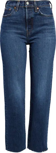 Levi's® Women's Wedgie Raw Hem Straight Leg Jeans | Nordstrom | Nordstrom