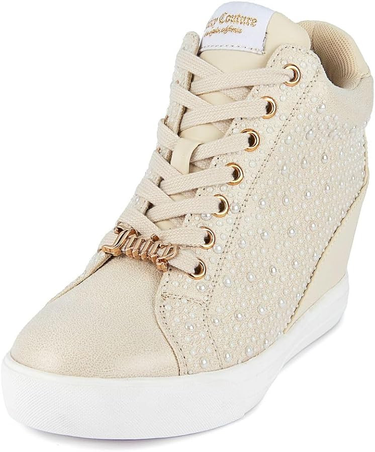 Juicy Couture Women's Platform Wedge Sneakers High-Top Shoes-Journey | Amazon (US)