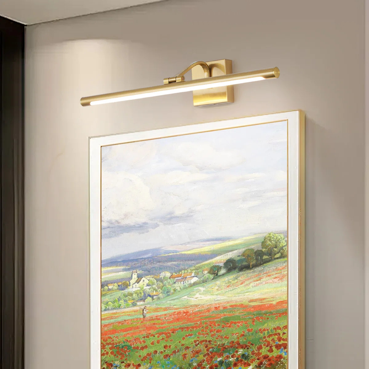 1-Light Dimmable LED Picture Light with Adjustable Color Temperature (3000K/4000K/5000K), Artwork... | Wayfair North America