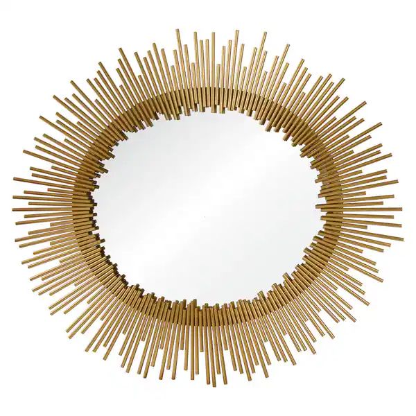 Ren Wil Intrepid Gold Starburst Oval Mirror | Bed Bath & Beyond