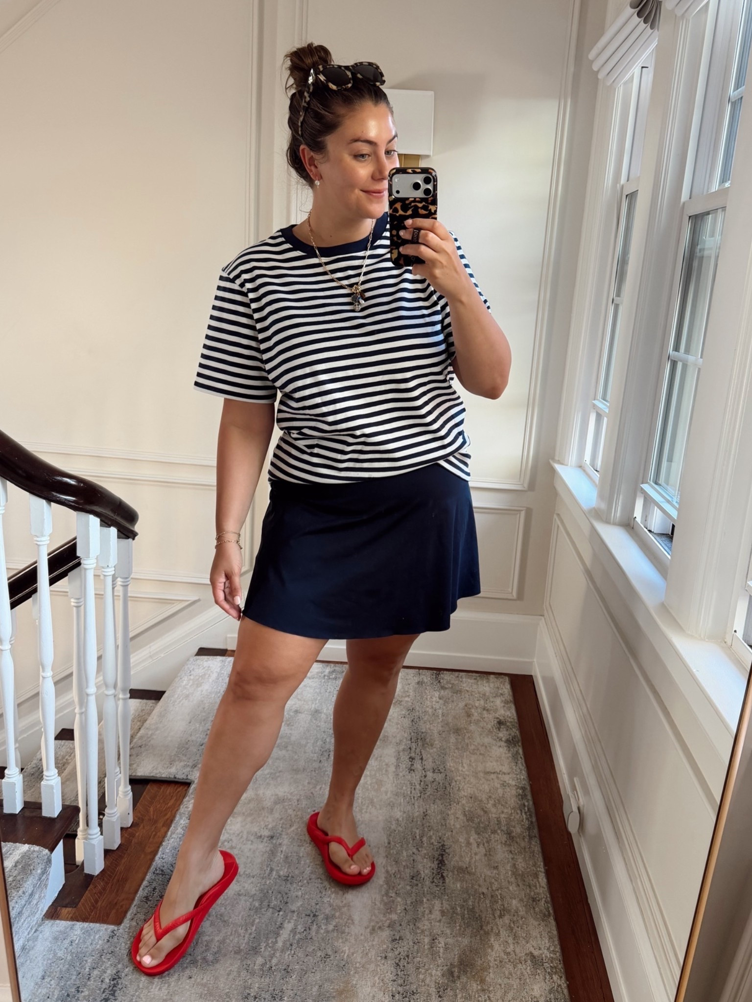 Wearing size XL in t-shirt, 1X in skort (old Athleta, sharing similar styles). Use CARALYN15 on your first order at Spanx.

#LTKootd #LTKActive #LTKMidsize