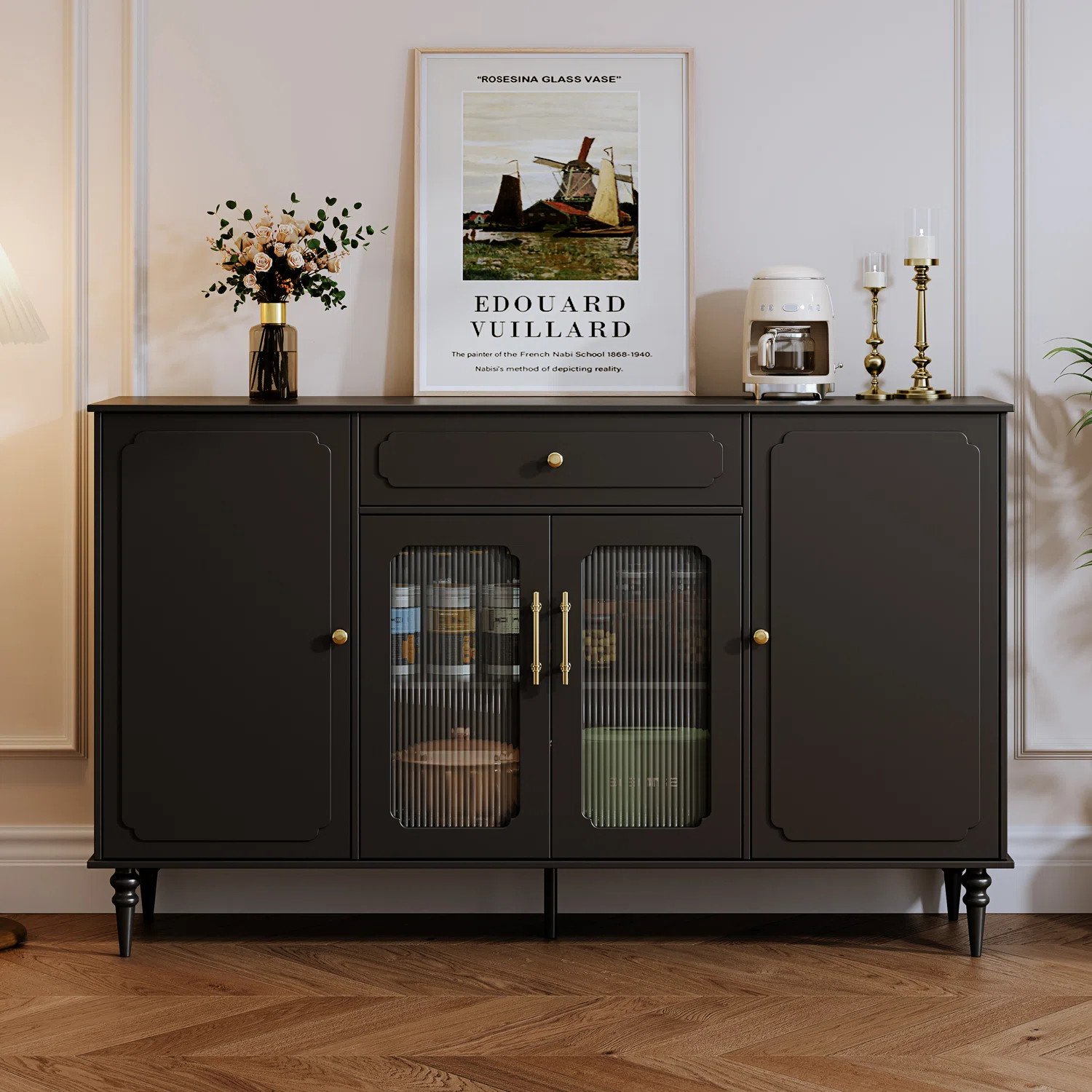 Charlton Home® Durlene 59.06 Sideboard & Reviews | Wayfair | Wayfair North America