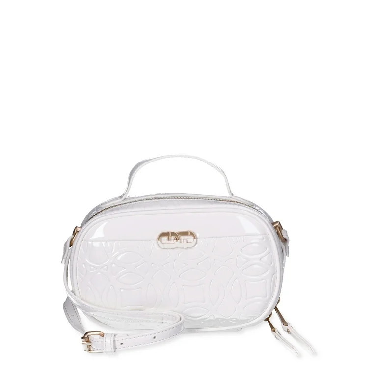 Time and Tru Women's Bia Top Handle Cellie, Bleached Linen | Walmart (US)