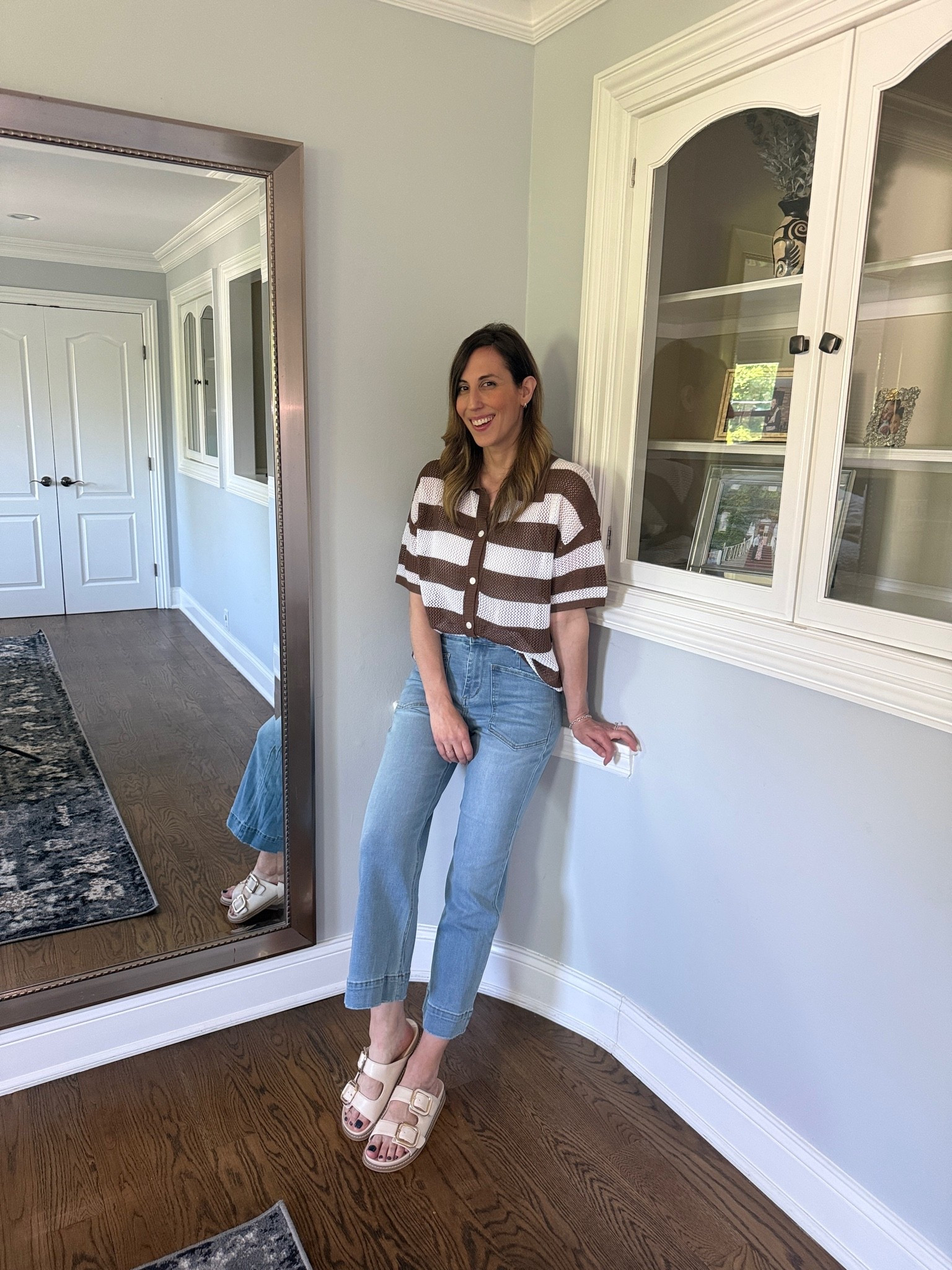 Easy stripes and comfortable denim

#LTKootd #LTKSeasonal
