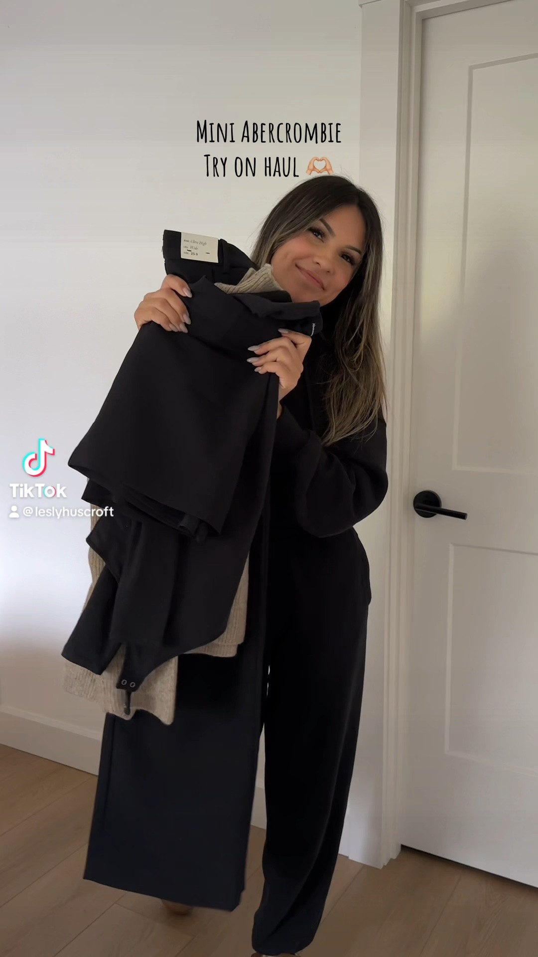 Abercrombie mini try on haul 🫶🏼
Building my capsule wardrobe starting with these cute fall outfits. 
Everything is tts! I’m 105 lbs, size 25 pants regular length, XS in tops but sized up in the sweater! 

#LTKStyleTip #LTKFindsUnder100