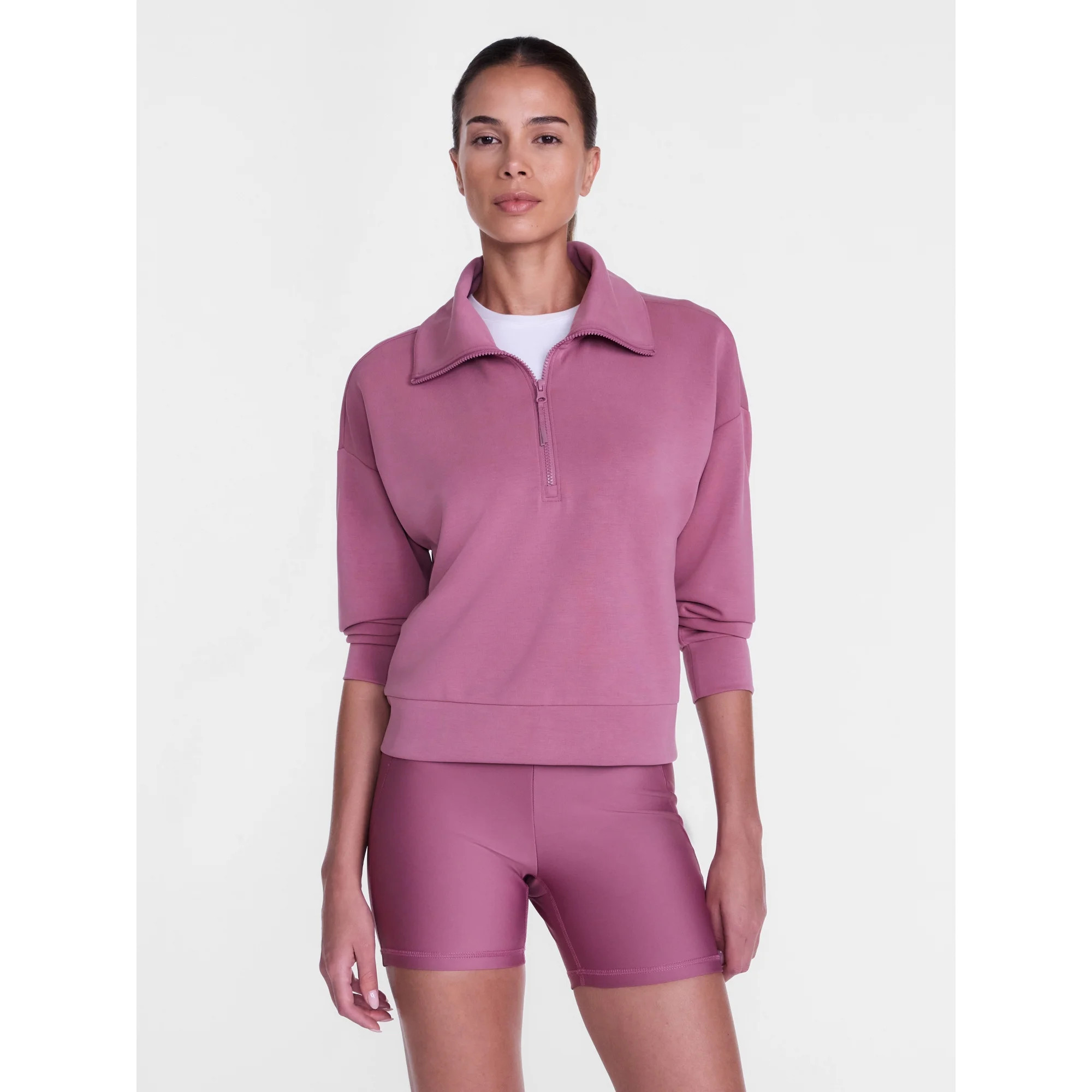Avia Women s and Women s Plus Quarter-Zip ScubaKnit Pullover  Sizes XS-4X | Walmart (US)
