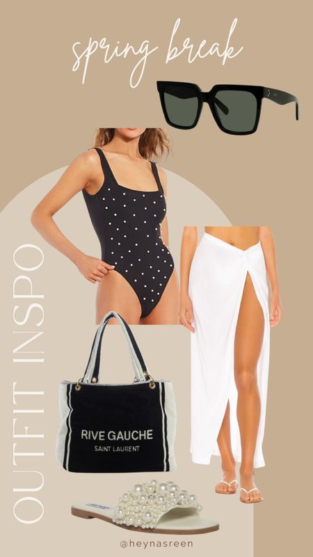 Love the black and white look for the pool or beach 

#LTKtravel #LTKstyletip #LTKswim