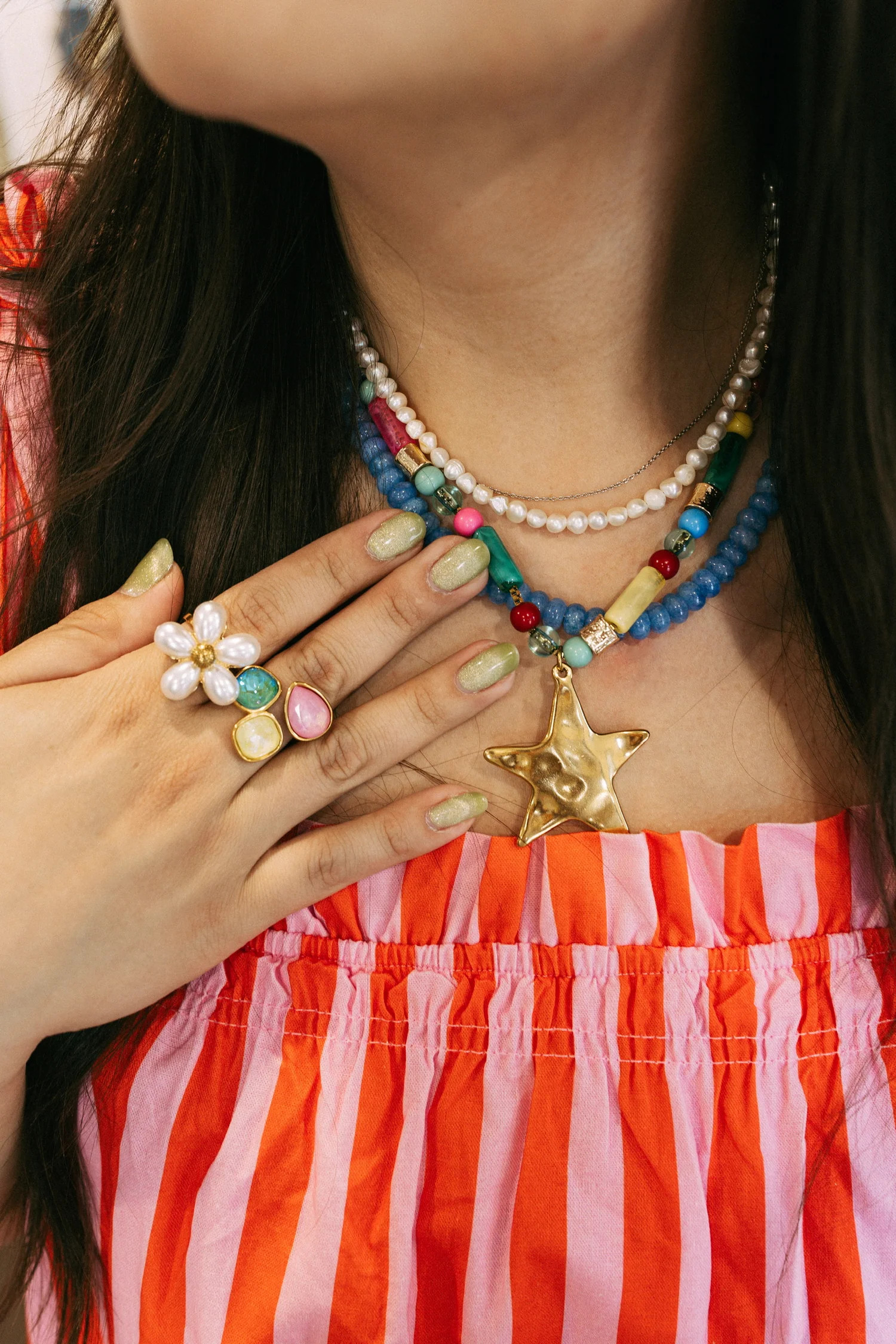 beljoy | summer star beaded necklace | Etta+East