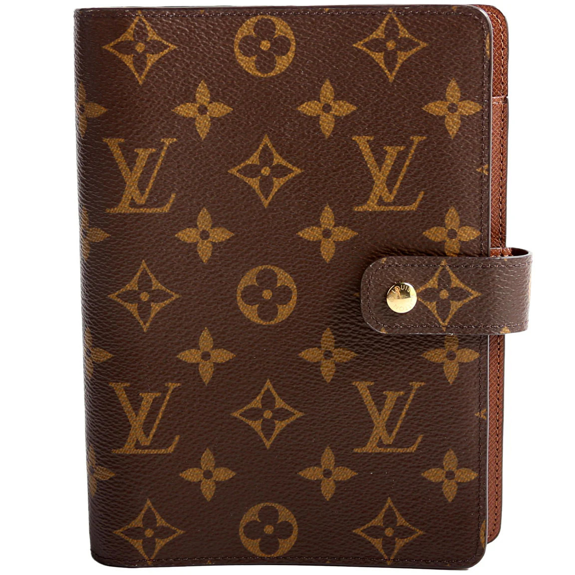 Agenda Medium Ring Monogram | Keeks Designer Handbags