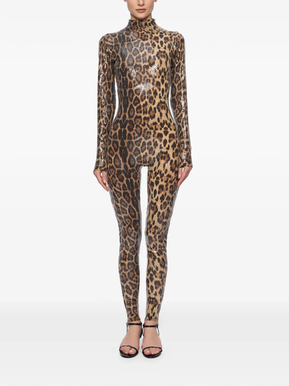 leopard-print jumpsuit | Farfetch Global