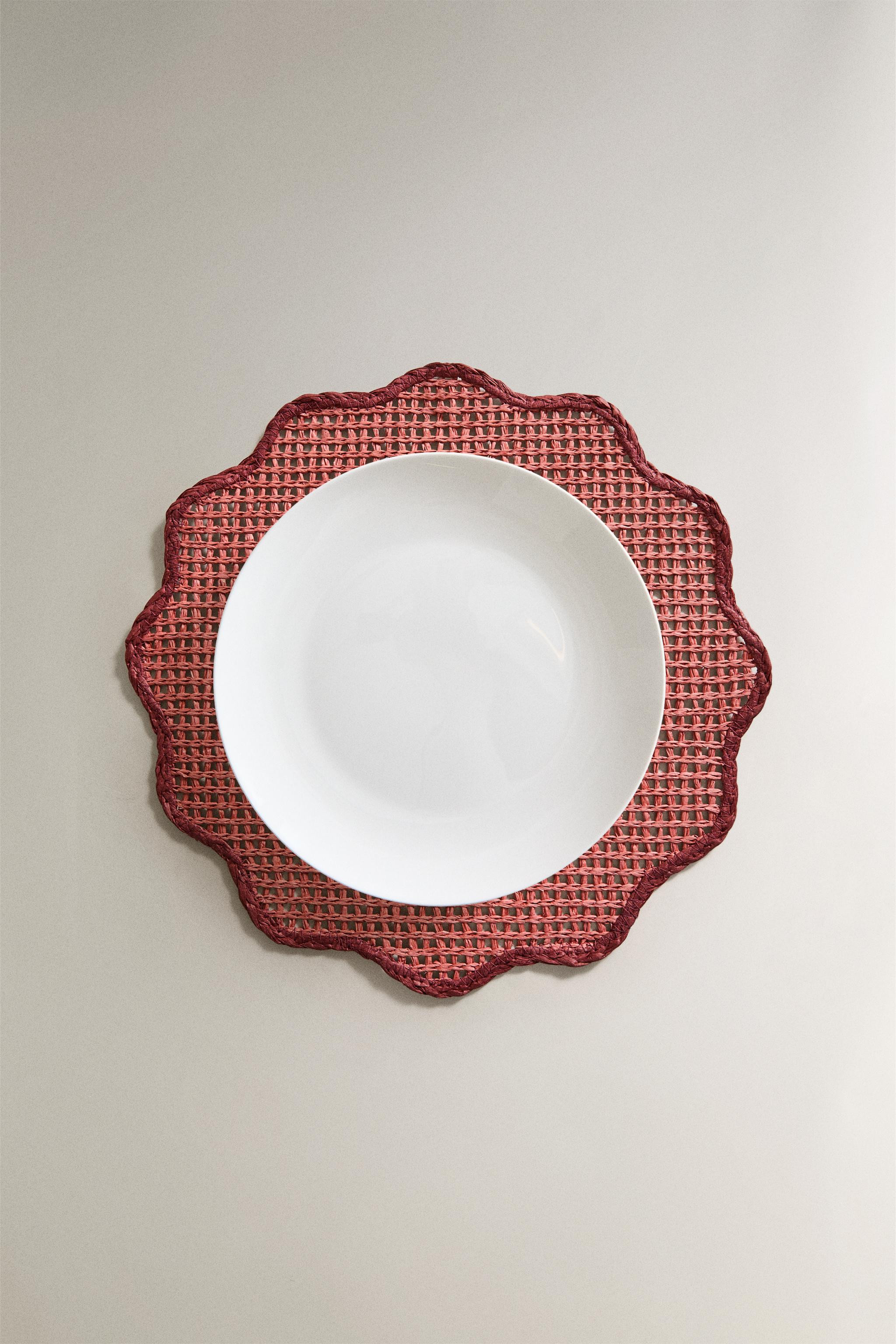 YELLOW FLORAL PAPER PLACEMAT | Zara Canada