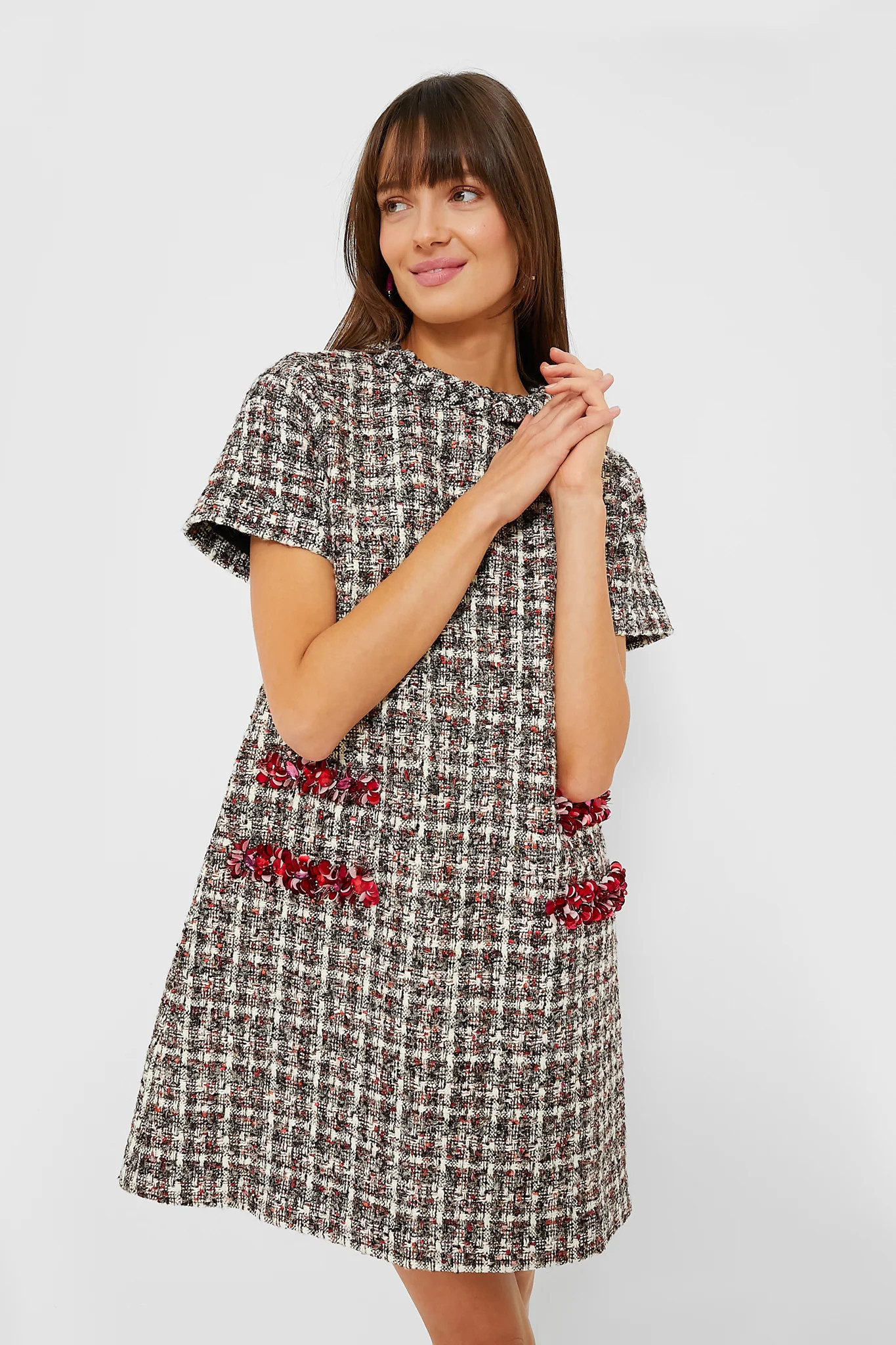 Winterberry Tweed Jackie Dress | Tuckernuck (US)