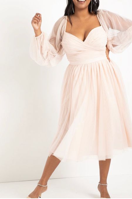 This plus size blush pink dress with sleeves is perfect for so many occasions!

Plus size engagement photo dress, plus size bridal shower dress, plus size Easter dress, plus size spring wedding guest dress

#LTKcurves #LTKU #LTKFind