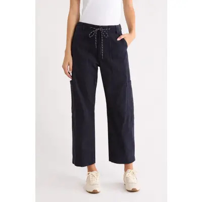 Pistola Sabrina High Waist Barrel Twill Utility Pants in Meadow at Nordstrom, Size 27 | Nordstrom