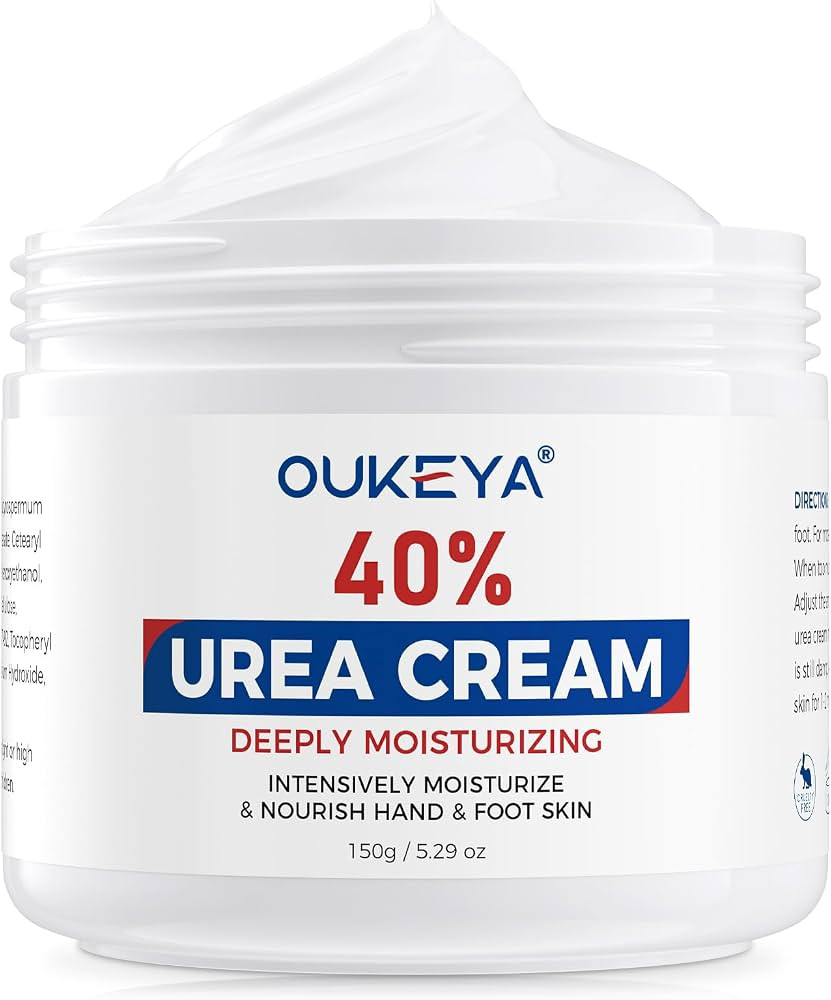 OUKEYA Urea Cream 40 Percent for Feet and Cracked Heels, 5.29 oz | Amazon (US)