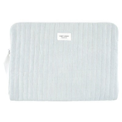 Sugar Paper Essentials Laptop Bag Blue Stripe | Target