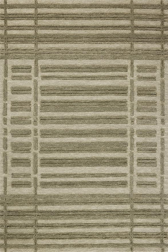 Loloi Chris Loves Julia Bradley Collection BRL-07 Sage/Olive 7'-9" x 9'-9" Area Rug | Amazon (US)