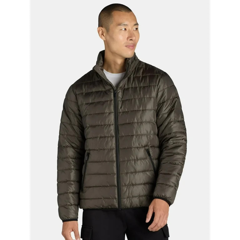 Big Chill Men’s Midweight Quilted Puffer Jacket, Sizes M-XXL | Walmart (US)