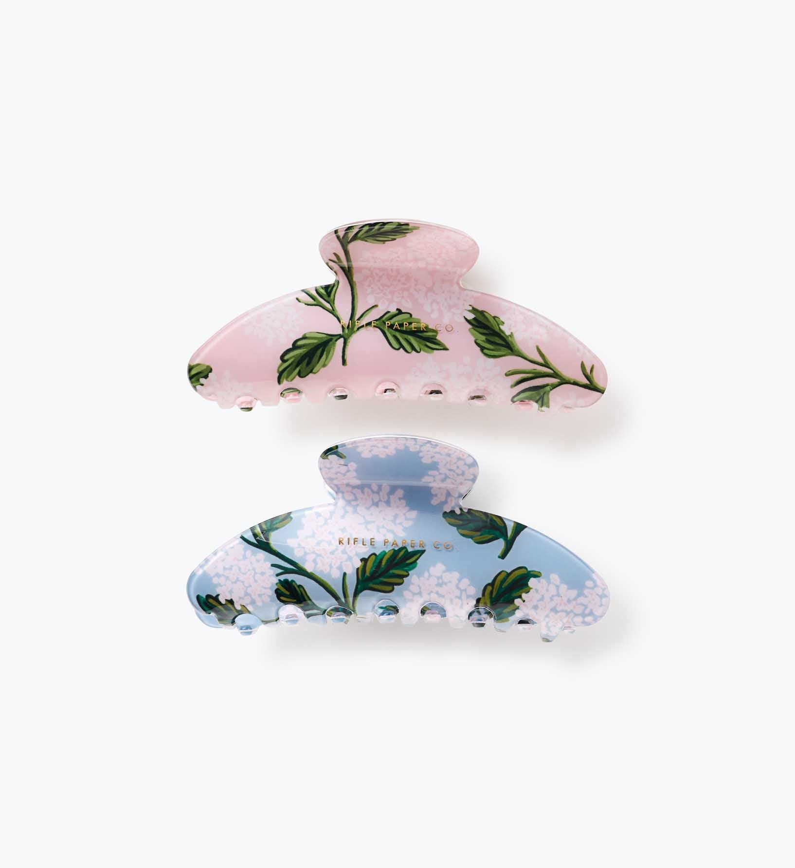 Large Claw Clip Set - Hydrangea | Rifle Paper Co.